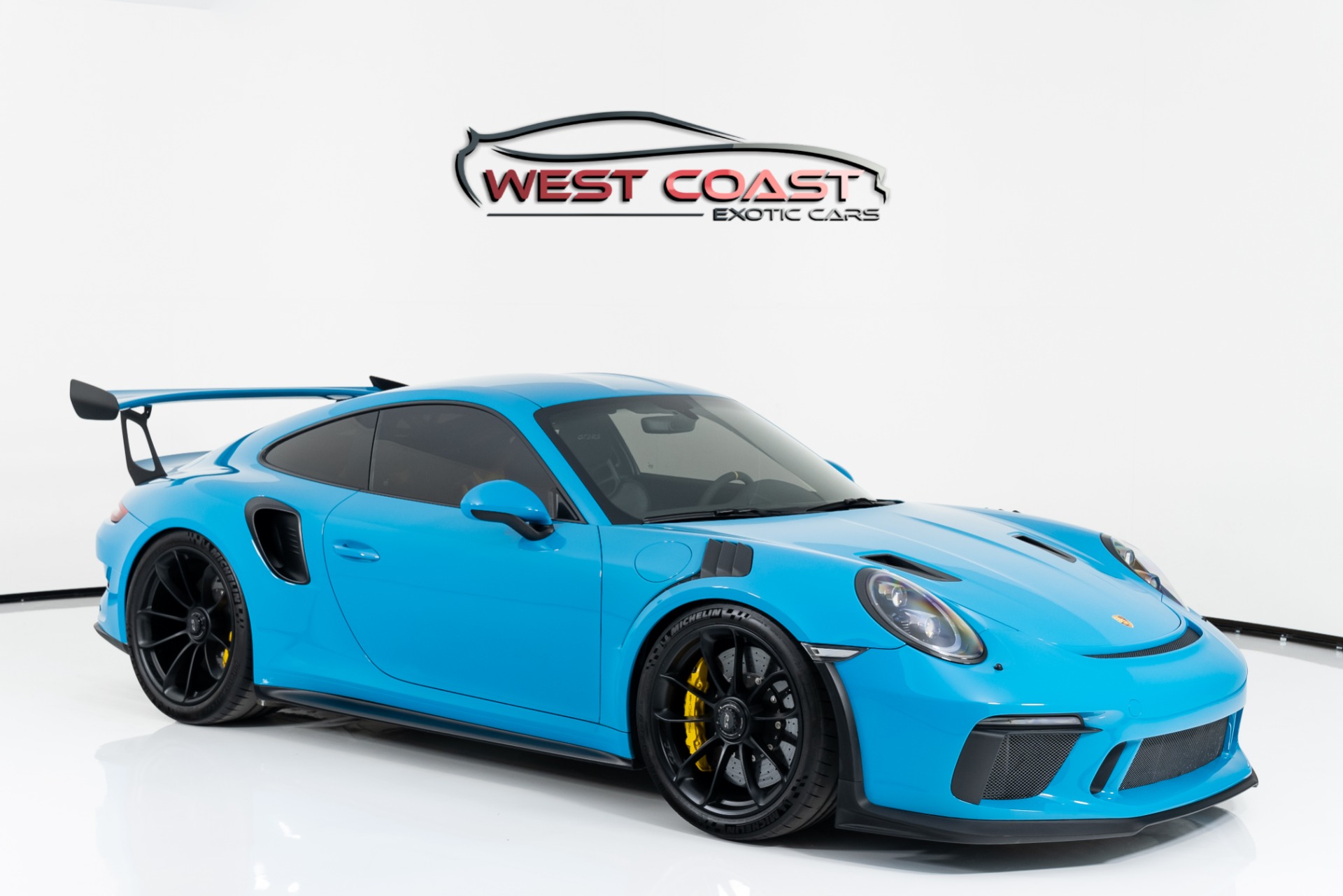 Used 2019 Porsche 911 GT3 RS Miami Blue For Sale (Sold) | West Coast Exotic Cars Stock #P2393 Used 2019 Porsche 911 GT3 RS Miami Blue For Sale (Sold) | West Coast Exotic Cars Stock #P2393