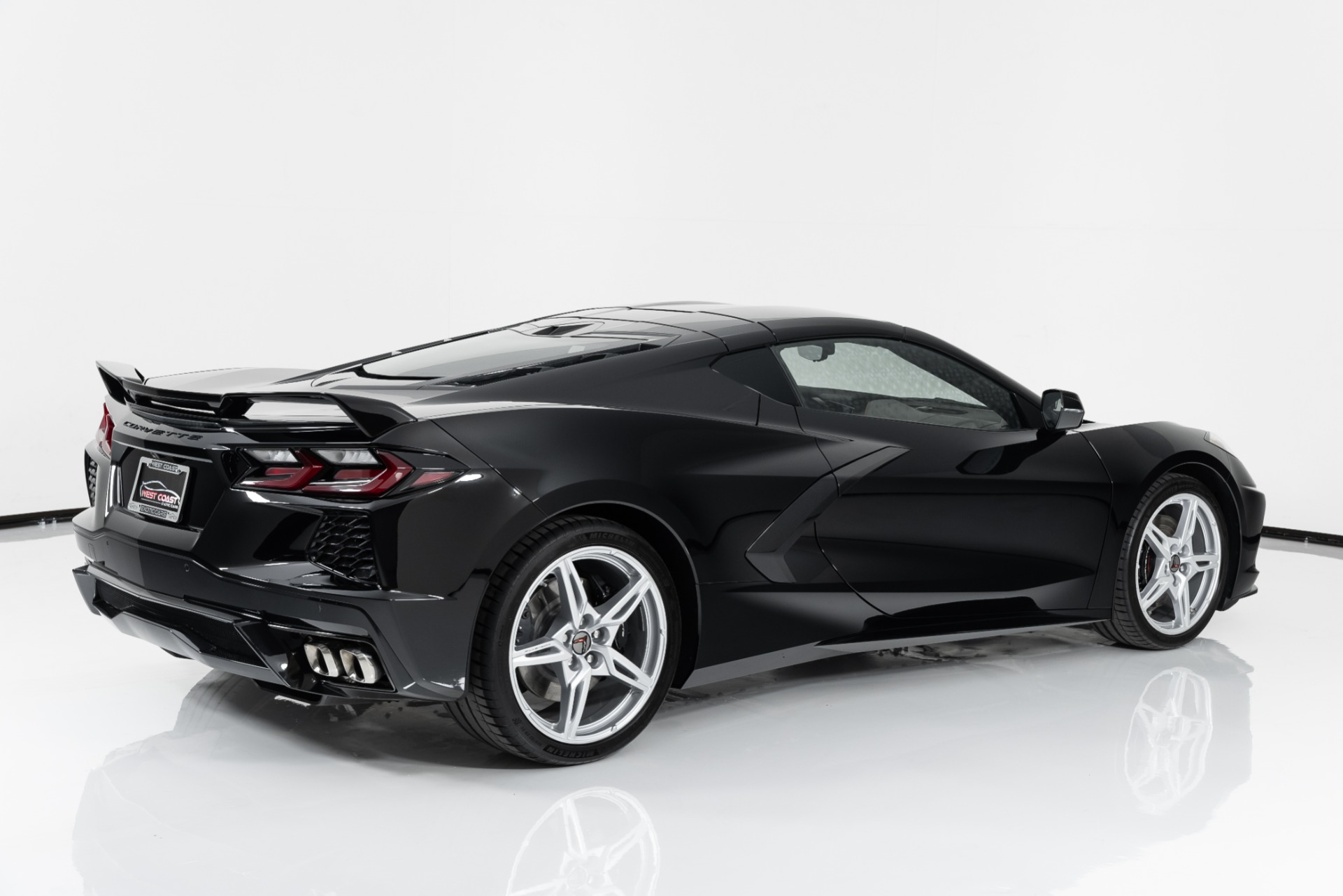 JG Infinite Corvette C8 Patriotic Long Sleeve T-Shirt – Unisex Black Shirt For Sports Car Fans