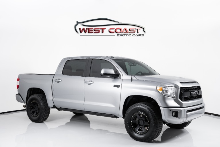 Used 2016 Toyota Tundra 4WD Truck Platinum for sale Sold at West Coast Exotic Cars in Murrieta CA 92562 1