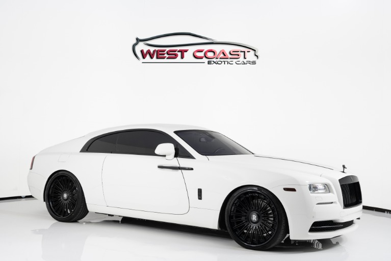 Used 2018 RollsRoyce Wraith Starlight Headliner FORGIATOS RED INTERIOR  LOADED For Sale Special Pricing  Chicago Motor Cars Stock JUX87094SC