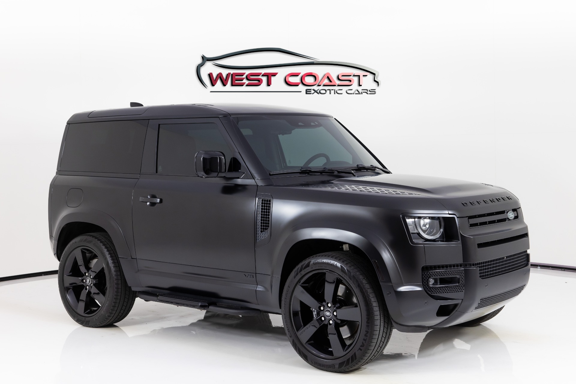 Black Land Rover Defender 110X XPEL Stealth Matte PPF Install