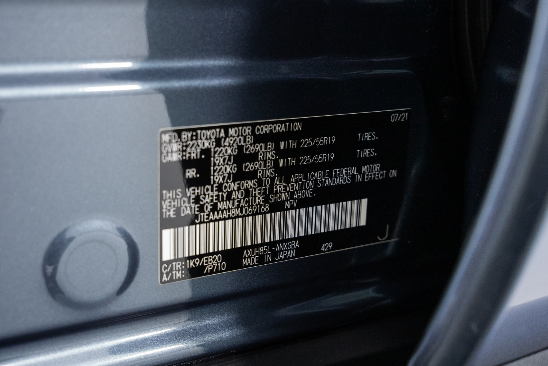 Used 2021 Toyota Venza XLE For Sale (Sold) | West Coast Exotic