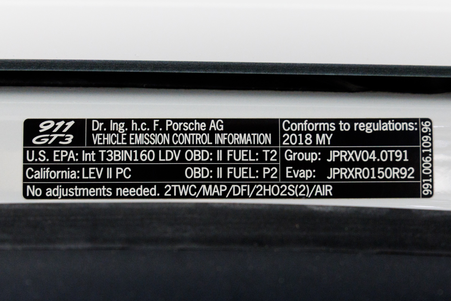 2018 Porsche 911 GT3 - Photo 77