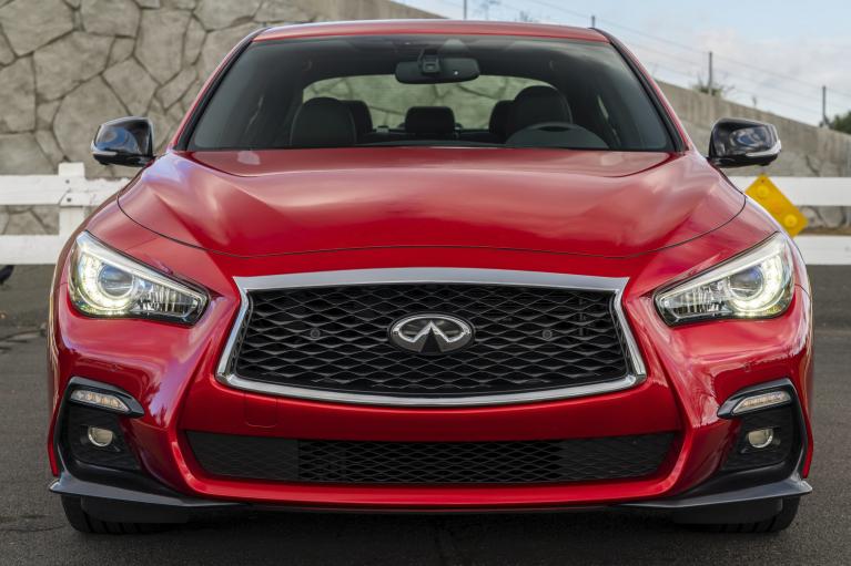 Used 2018 Infiniti Q50S Red Sport 400 for sale Sold at West Coast Exotic Cars in Murrieta CA 92562 8
