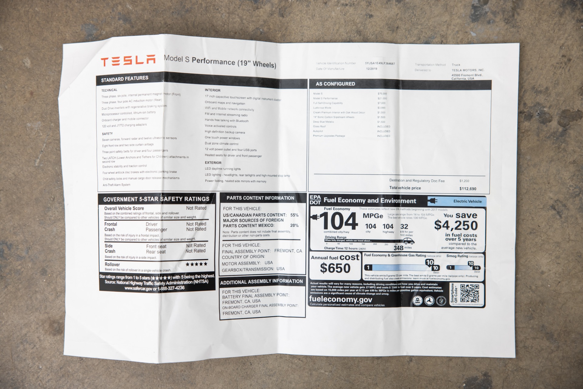 Tesla Performance Label Detail Page | Exotic Car Dealership | West Coast Exotic Cars